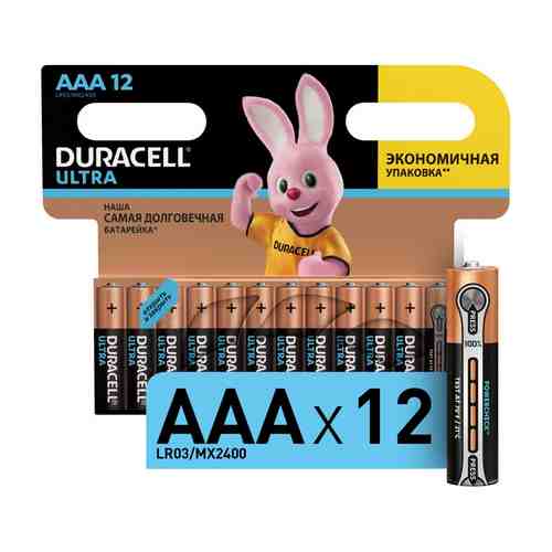 Батарейка DURACELL LR03 AAA Ultra Power блистер 12шт арт. 1001248572