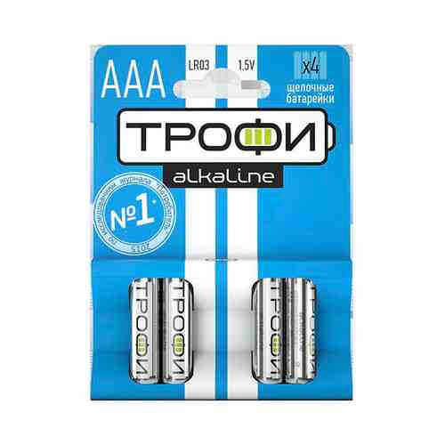 Батарейка ТРОФИ LR03-4BL 4 шт арт. 1001150054