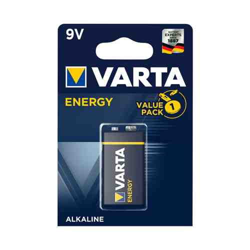 Батарейка VARTA Energy 9В блистер 1шт арт. 1000973205