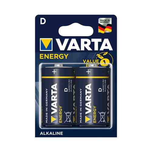 Батарейка VARTA Energy D блистер 2шт арт. 1000973204