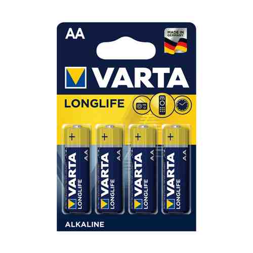 Батарейка VARTA LONGLIFE AA блистер 4шт арт. 1000973209