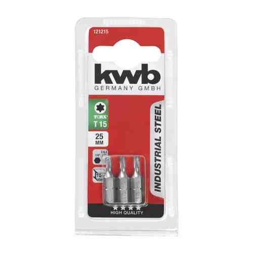 Бита KWB TORX15 25мм 3шт арт. 1001239389