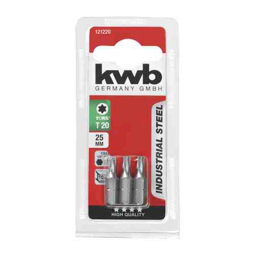 Бита KWB TORX20 25мм 3шт арт. 1001239390