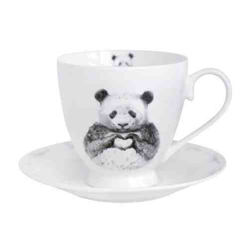 Чашка с блюдцем QUINSBERRY Panda 440мл фарфор арт. 1001439277