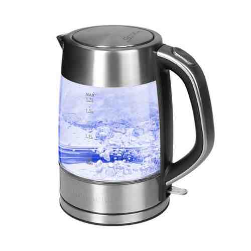 Чайник REDMOND RK-G138 2200Вт 1,7л стекло/металл сереб. арт. 1001402118