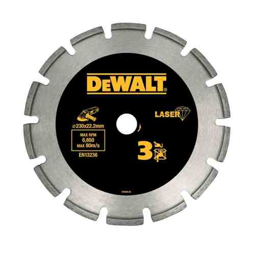 Диск алмазный DEWALT 230х22,2x2,8 мм, сегментный арт. 1001238598