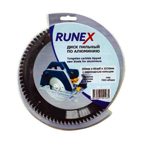 Диск пильный RUNEX по алюминию 200х32/30мм 80 зубьев арт. 1001230115