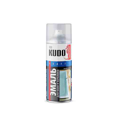 Эмаль аэрозольная KUDO для ванн и керамики 520мл белая, арт.ЭК000116170 арт. 1001336227