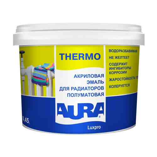 Эмаль акриловая AURA LuxproThermo 0,45л, арт.4607003911218 арт. 1001164989