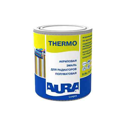 Эмаль акриловая для радиаторов AURA LUXPRO TERMO 0,9л, арт.4607003911225 арт. 1000977690