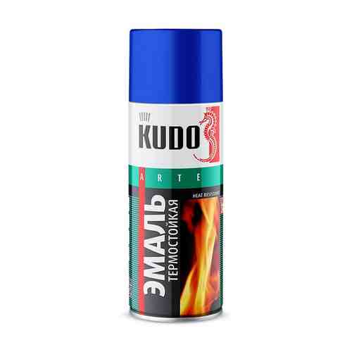 Эмаль термостойкая KUDO 5002 520мл черная, арт.ЭК000005834 арт. 1001174458