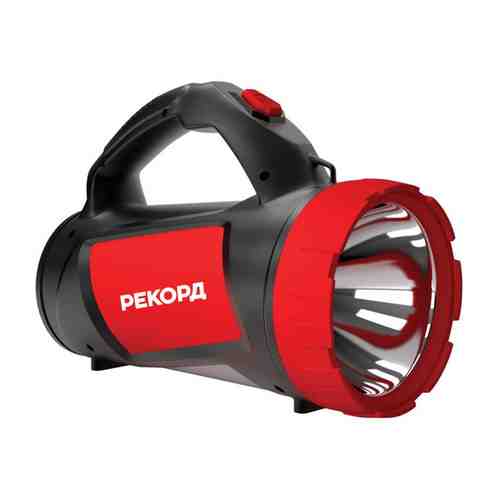 Фонарь-прожектор РЕКОРД аккумуляторный LED 5Вт черный арт. 1001420344