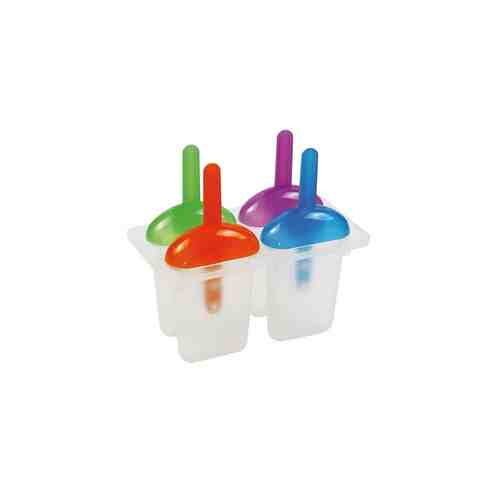 Формочки для мороженого COSMOPLAST 4 ячейки 16x9x15см пластик арт. 1001088552