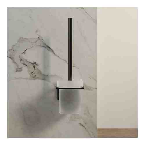Гарнитур для туалета IDDIS Slide настенный черный арт. 1001306750