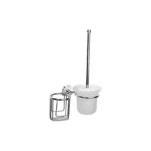 Гарнитур для туалета LEDEME L1710-1, держатель для освежителя, хром, белый арт. 1001072472