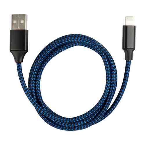 Кабель USB 2.0-lightning ENERGY ET-03 1,0м синий арт. 1001412126