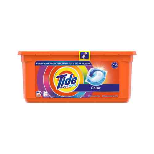 Капсулы для стирки TIDE Color 30х24,8г арт. 1001332860