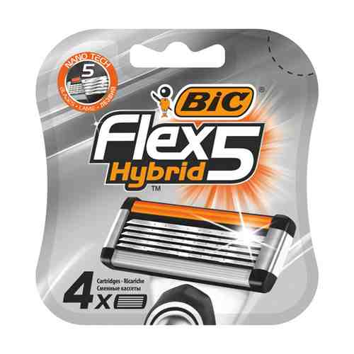 Кассеты BIC Flex 5 Hybrid 4шт арт. 1001253463