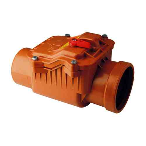 Клапан OSTENDORF обратный для наружней канализации 110мм арт. 1001090008
