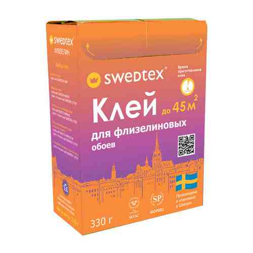 Клей обойный SWEDTEX Флизелин 330г, арт.PF033 арт. 1001381981