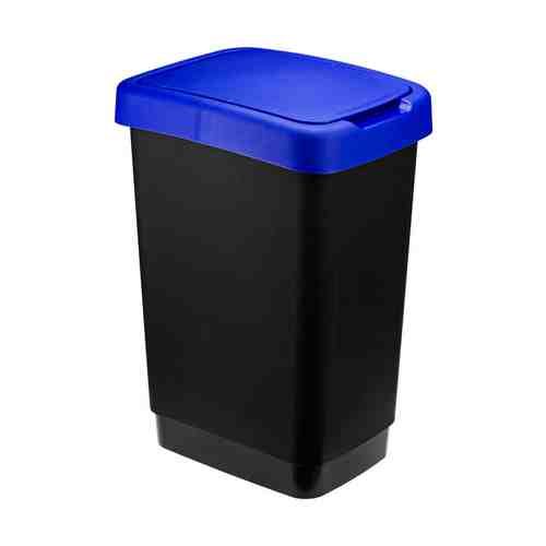 Контейнер для мусора IDEA Твин 25л синий пластик арт. 1001332654