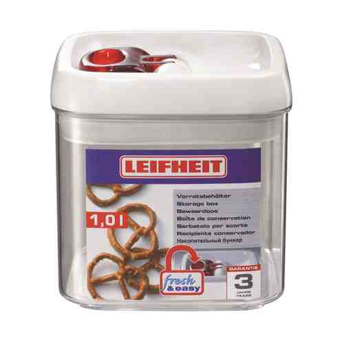 Контейнер для продуктов LEIFHEIT Fresh&Easy 1 л квадратный, пластиковый арт. 1001251639