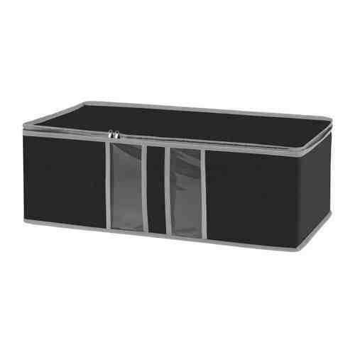 Коробка для хранения РЫЖИЙ КОТ Black 60х30х20см спанбонд, ПВХ черный арт. 1001418091