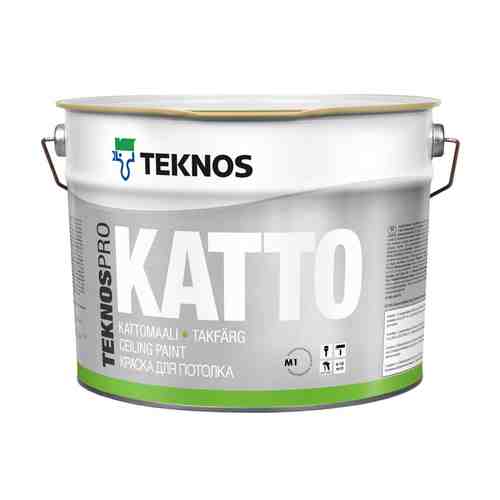 Краска акрилатная ТEKNOS Teknospro Katto для потолков 9л белая, арт.ЭК000135706 арт. 1001327185