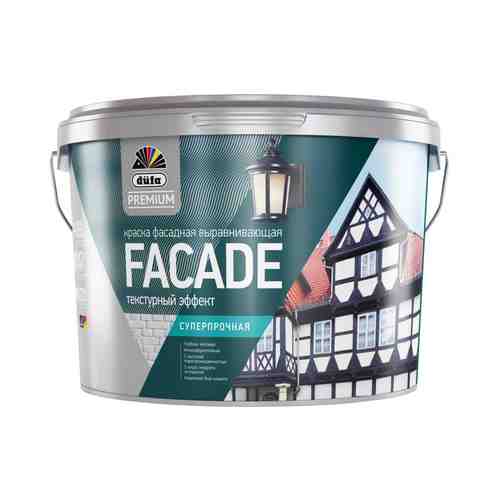Краска в/д фасадная DUFA Premium Facade база 1 2,5л белая, арт.Н0000004344 арт. 1001340209