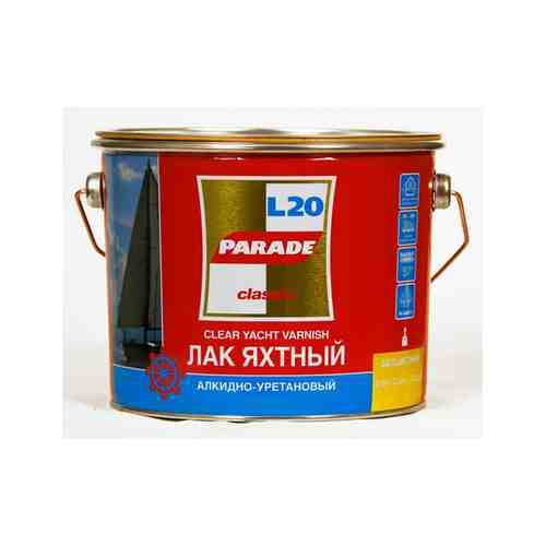 Лак алкидно-уретановый PARADE L20 яхтный 0,75л матовый, арт.L20М750 арт. 1000847344