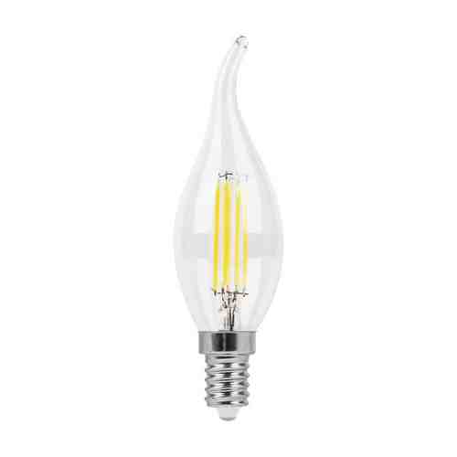 Лампа филаментнаяFERON 5Вт E14 530лм 2700K 230В свеча на ветру арт. 1001163680