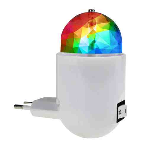 Лампа ночник проекционная REV проекционный Disco RGB 3вт белый арт. 1001237283