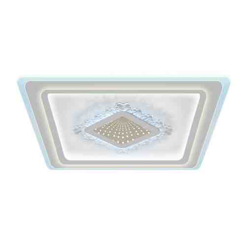 Люстра потолочная светодиодная RITTER Crystal с ДУ 120Вт 3000/6000К акрил белый арт. 1001430291