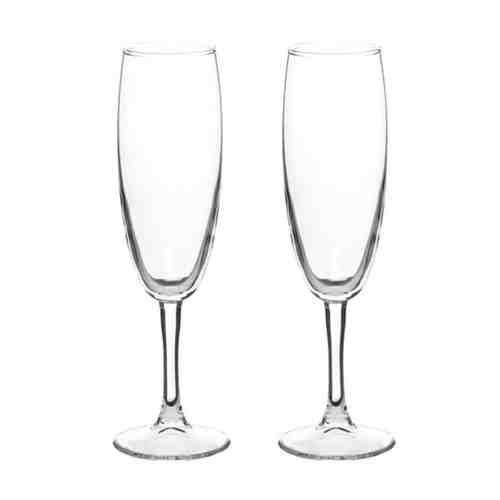 Набор бокалов PASABAHCE Classique 2шт 215мл шампанское стекло арт. 1001092581