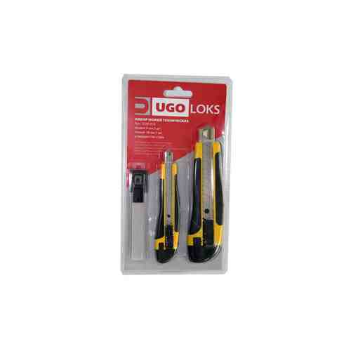 Набор ножей UGO LOKS сегментные 9, 18мм арт. 1000955993