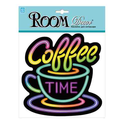 Наклейка ROOMDECOR Coffee time 21х21см, арт.PLA 9202 арт. 1001336278