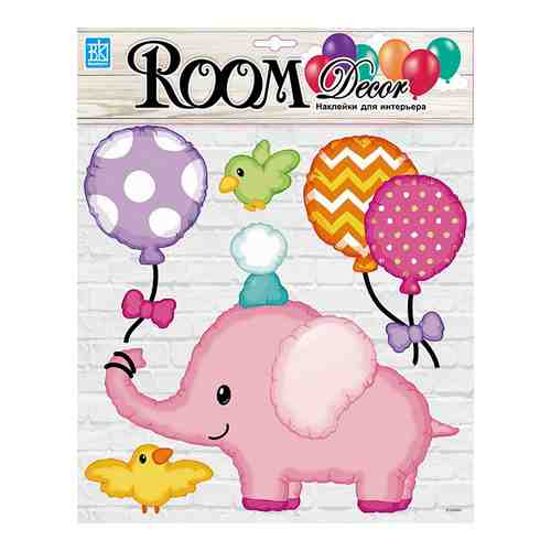 Наклейка ROOMDECOR Слоненок 30х30,5см, арт.PLA 3004 арт. 1001336295