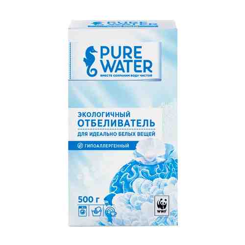 Отбеливатель PURE WATER гипоаллергенный порошок 400г без хлора арт. 1001292454