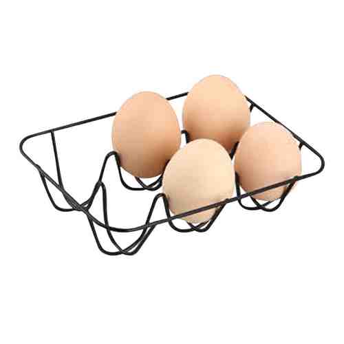 Подставка для яиц MALLONY Carnale 6шт 17х12х5см металл арт. 1001337427
