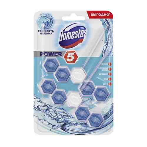 Подвеска для унитаза DOMESTOS Power 5 Свежесть океана 2х55г арт. 1001319366