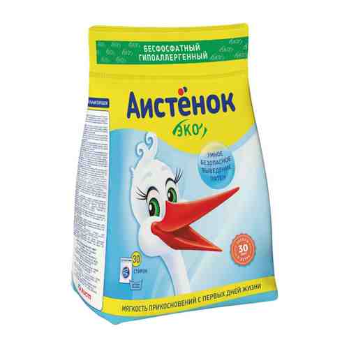 Порошок стиральный АИСТЕНОК Эко 2,4кг гипоаллиергенный детский арт. 1001070289