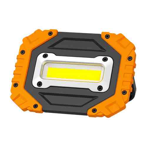 Прожектор светодиодный Фотон 10Вт 950Лм IP54 аккум. оранжево/черный арт. 1001410629