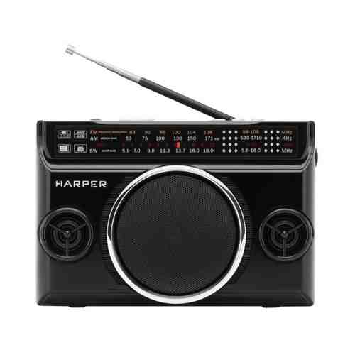 Радиоприемник HARPER HRS-640 USB/SD/AUX черный арт. 1001426593