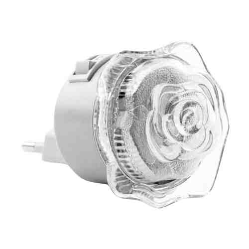 Светильник ночник светодиодный Роза 0,4Вт LED белый арт. 1001259392