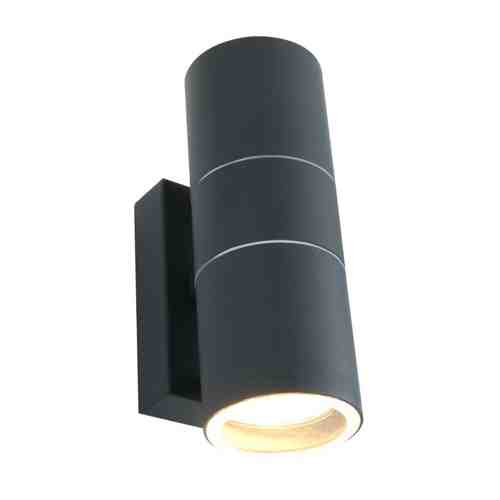 Светильник уличный настенный ARTE LAMP Mistero 2х35Вт GU10 IP44 алюминий серый арт. 1001232625