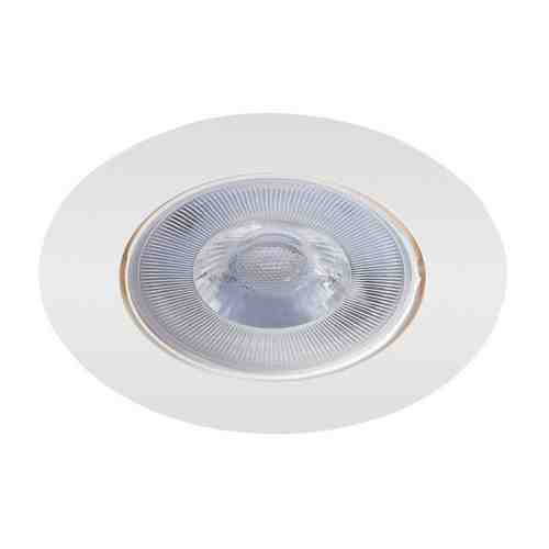 Светильник встраиваемый ARTE LAMP Kaus 1x9Вт 105мм LED пластик белый арт. 1001421336