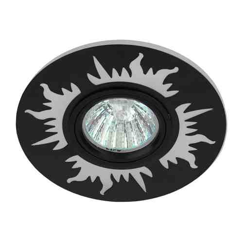 Светильник встраиваемый LED ЭРА Binar 120мм 3Вт 4000К 330Лм DK LD30 черный арт. 1001285883