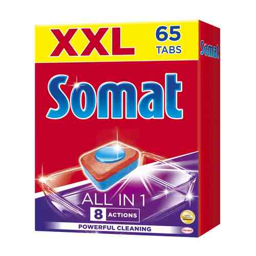 Таблетки для ПММ SOMAT All in 1 65шт арт. 1001266792