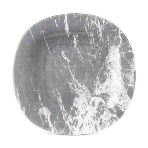 Тарелка LUMINARC Марбл Грей 27см обеденная стекло арт. 1001420272