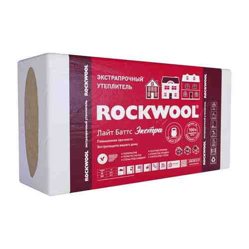 Теплоизоляция ROCKWOOL Лайт Баттс Экстра 1000х600х100мм арт. 1001284510